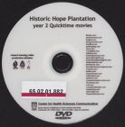 Historic Hope Plantation, Year 2 Quicktime Movies